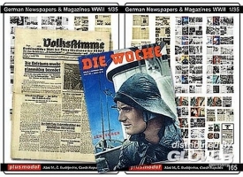 Deutsche Zeitungen WW II in 1:35