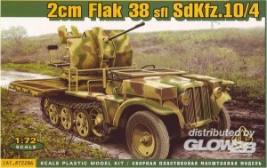 2cm Flak 38 sfl SdKfz.10/4 in 1:72