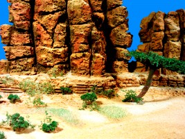 Monument Valley, Westernlandschaft, 100 x 50 x 35 cm, 1:32