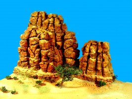 Monument Valley, Westernlandschaft, 100 x 50 x 35 cm, 1:32