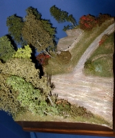 Diorama Grundplatte 51, Strae mit Panzerstellung, 50 x 30 cm, 1