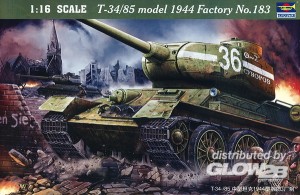 T-34/85 1944 Baunummer 183 in 1:16