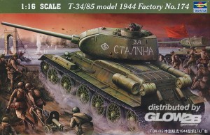 T-34/85 1944 Baunummer 174 in 1:16