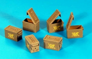 Diorama Zubehr, U.S. Munitionsboxen cal. 5,56 mm, 1:35