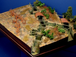 Diorama Grundplatte 48, Grabenstellung II, 42 x 30 cm, 1:72,