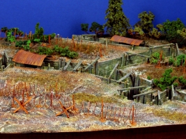 Diorama Grundplatte 48, Grabenstellung II, 42 x 30 cm, 1:72,