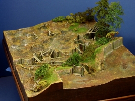 Diorama Grundplatte 47, Grabenstellung I, 42 x 30 cm, 1:72,