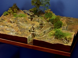 Diorama Grundplatte 47, Grabenstellung I, 42 x 30 cm, 1:72,