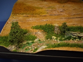 Diorama Grundplatte Sandweg mit Bach 2, 40 x 40cm, 1:35