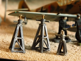 Diorama Grundplatte 89, Flugfeld Zelthangar,  1:72