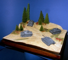 Diorama Grundplatte 33 sand. Gelnde, 30 x 25 cm, 1:87