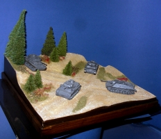 Diorama Grundplatte 33 sand. Gelnde, 30 x 25 cm, 1:87