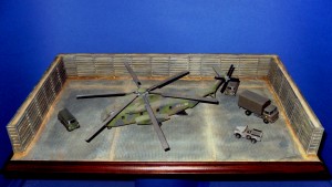 Diorama Grundplatte 101, PSP Vietnam Flugzeugsplitterbox 1:72