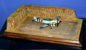 Diorama Grundplatte 100, PSP Stahlblech Flugzeugstellflche 1:72