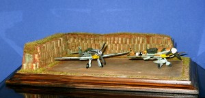 Diorama Grundplatte 100, PSP Stahlblech Flugzeugstellflche 1:72