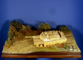 Diorama Grundplatte, Sandweg in der Steppe, 1:35