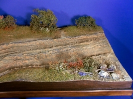 Diorama Grundplatte, Sandweg in der Steppe, 1:35