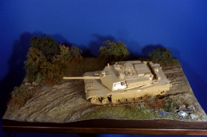 Diorama Grundplatte, Sandweg in der Steppe, 1:35