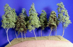 Diorama Zubehr Modell Bume, 1 Baum im Sommer, 290 mm