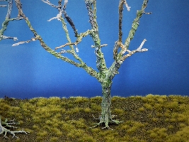 Diorama Modell Bume, 1 Buche mit gelben Herbstlaub, ca. 35 cm,