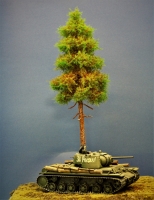 Diorama Modell Nadelbume, 1 Hochstamm Fichte, ca. 40 cm