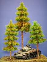 Diorama Modell Nadelbume, 1 Hochstamm Fichte, ca. 40 cm