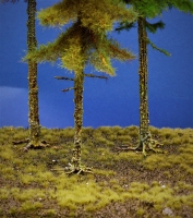 Diorama Modell Nadelbume, 6 Fichten, ca. 40-35-32-27-26-21 cm