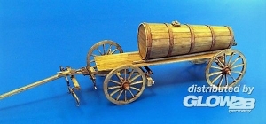 Diorama Zubehr, Hay wagon with wooden tank in 1:35