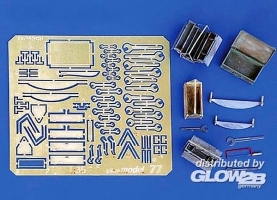 Diorama Zubehr, Werkzeugkisten u. Werkzeug, 1:35
