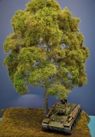 Diorama Zubehr Modell Bume, 1 Buche mit Sommerlaub, ca. 50 cm,