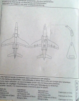 Fertigmodell, Flugzeug Alpha Jet P-016, 1:100