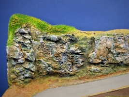 Diorama Grundplatte 35, Passstrae, 42 x 32 cm, 1:87