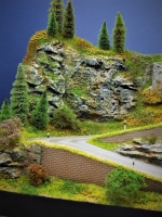 Diorama Grundplatte 35, Passstrae, 42 x 32 cm, 1:87