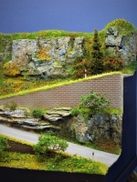 Diorama Grundplatte 35, Passstrae, 42 x 32 cm, 1:87