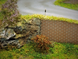 Diorama Grundplatte 35, Passstrae, 42 x 32 cm, 1:87