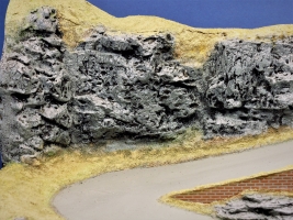 Diorama Grundplatte 35, Passstrae, 42 x 32 cm, 1:87