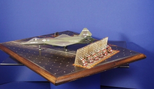 Diorama Grundplatte 85, Flugdeck mit Katapult u. Deflektor, 1:72