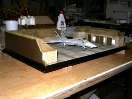 Diorama Grundplatte 86, Nato Beton Splitterbox, 1:72
