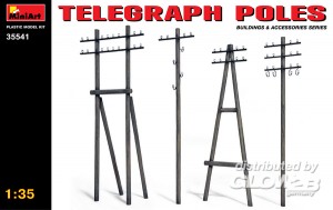 Telegraphenmasten in 1:35