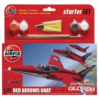 Red Arrows Gnat Kleines Einsteiger-Set in 1:72