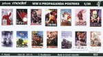 Propaganda Poster 003 gemischt, Deutsch, Englisch, USA, Russisch