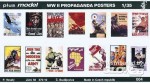 Propaganda Poster 004 gemischt, Deutsch, Englisch, USA, Russisch