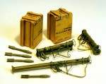 Diorama Zubehr, U.S. Bazooka M9 mit Munition, 1:35,