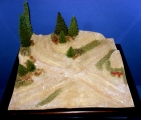 Diorama Grundplatte 33 sand. Gelnde, 30 x 25 cm, 1:87